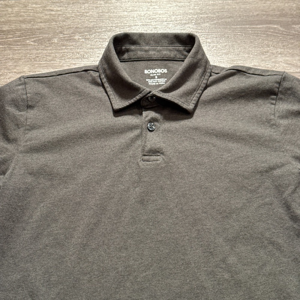 Bonobos Men's Polo in Charcoal Gray